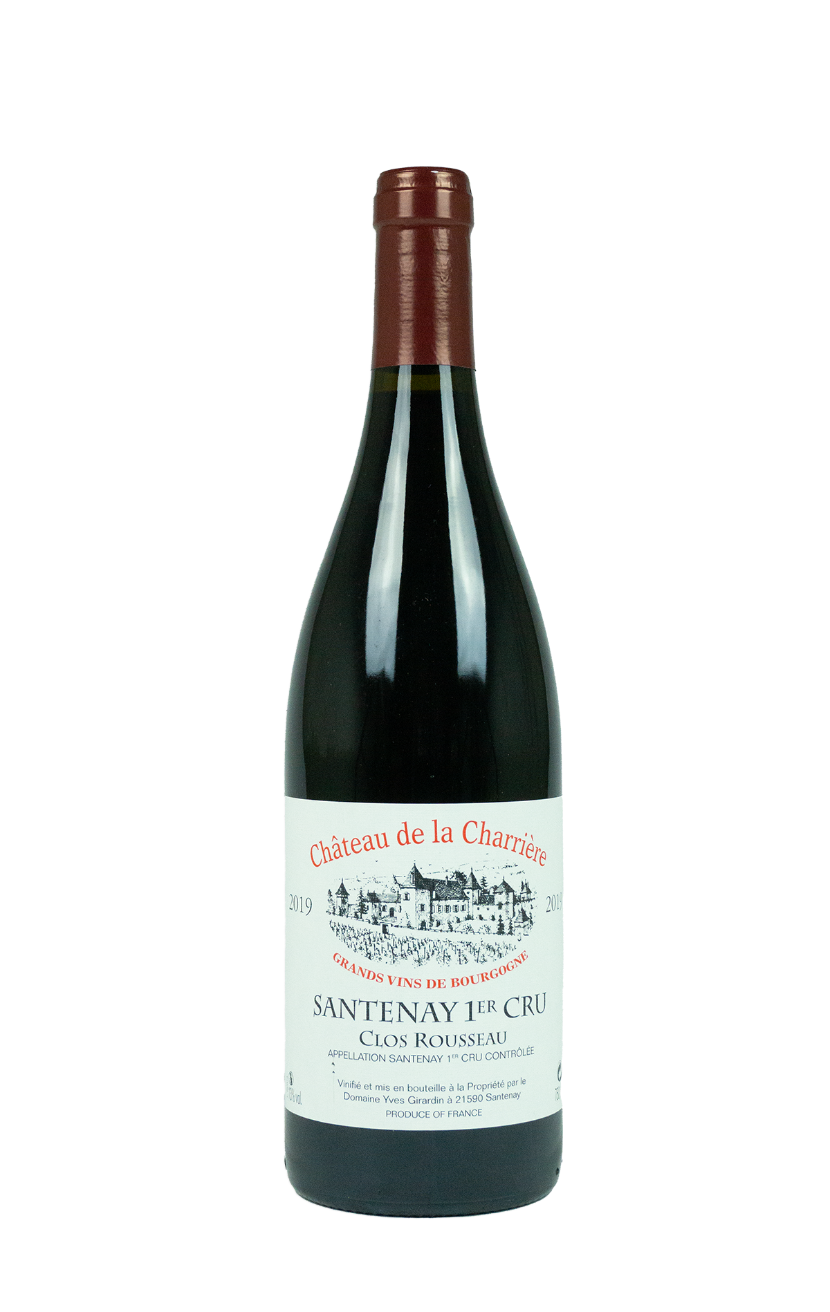 2019 Santenay 1er Cru -Clos Rousseau- Chateau de la Charrière